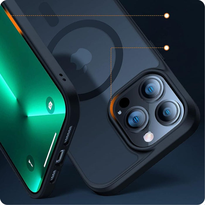 Tech-Protect MagMat MagSafe Case for iPhone 15 Pro Max - Matte Black