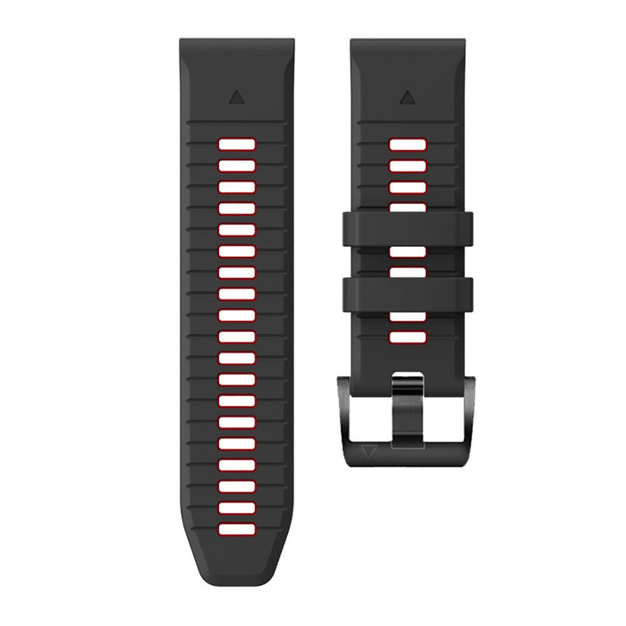 Tech-Protect IconBand Pro Strap for Garmin Fenix 3 / 5X / 3HR / 5X Plus / 6X / 6X Pro / 7X - Black/Red