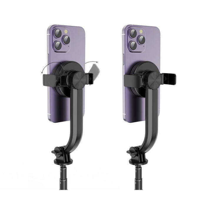 Tech-Protect L04S Bluetooth Selfie Stick with Tripod up to 95cm and 360 Head - Black