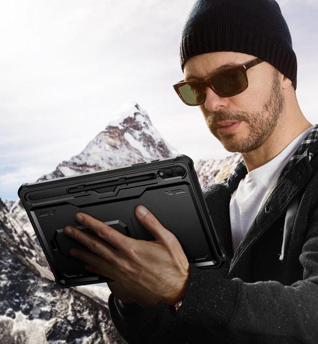 Tech-Protect Kevlar Pro Case for Samsung Galaxy Tab S9+ 12.4" X810 / X816B - Black