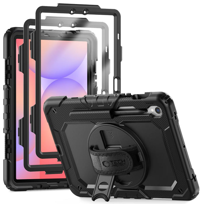 Tech-Protect Solid360 Case for Samsung Galaxy Tab S9 FE 10.9" X510 / X516B - Black