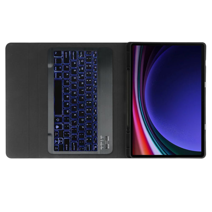 Tech-Protect SC Pen + Keyboard Case with Keyboard for Samsung Galaxy Tab S9 FE+ 12.4" X610 / X616B - Black