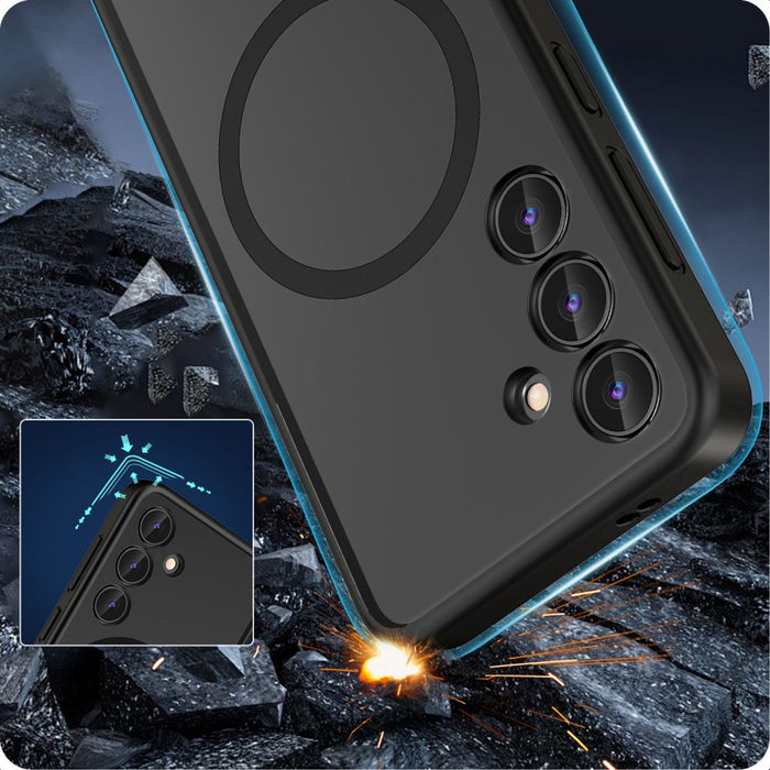 Tech-Protect MagMat MagSafe Case for Samsung Galaxy S24 - Matte Black