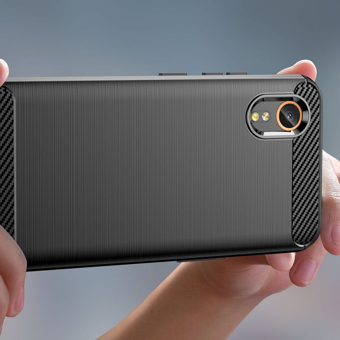 Tech-Protect TPUCarbon Case for Samsung Galaxy XCover 7 - Black