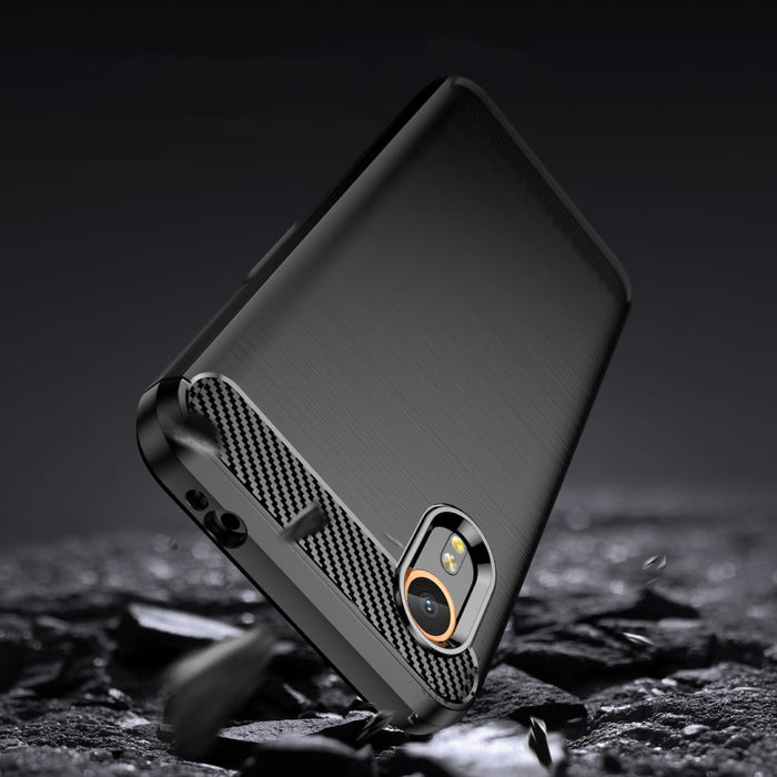 Tech-Protect TPUCarbon Case for Samsung Galaxy XCover 7 - Black