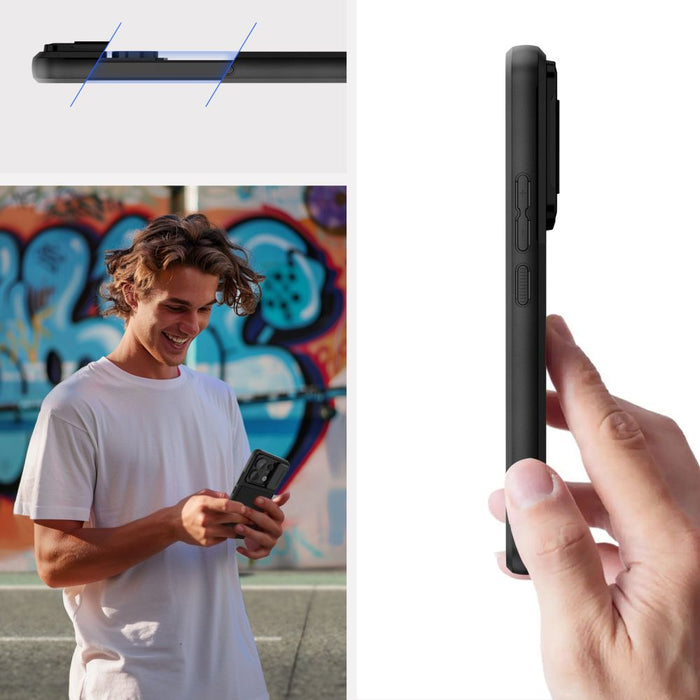 Tech-Protect Velar Cam+ Case for Xiaomi Redmi Note 13 Pro 5G / Poco X6 5G - Black