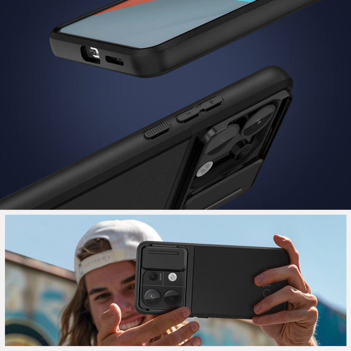 Tech-Protect Velar Cam+ Case for Xiaomi Redmi Note 13 Pro 5G / Poco X6 5G - Black