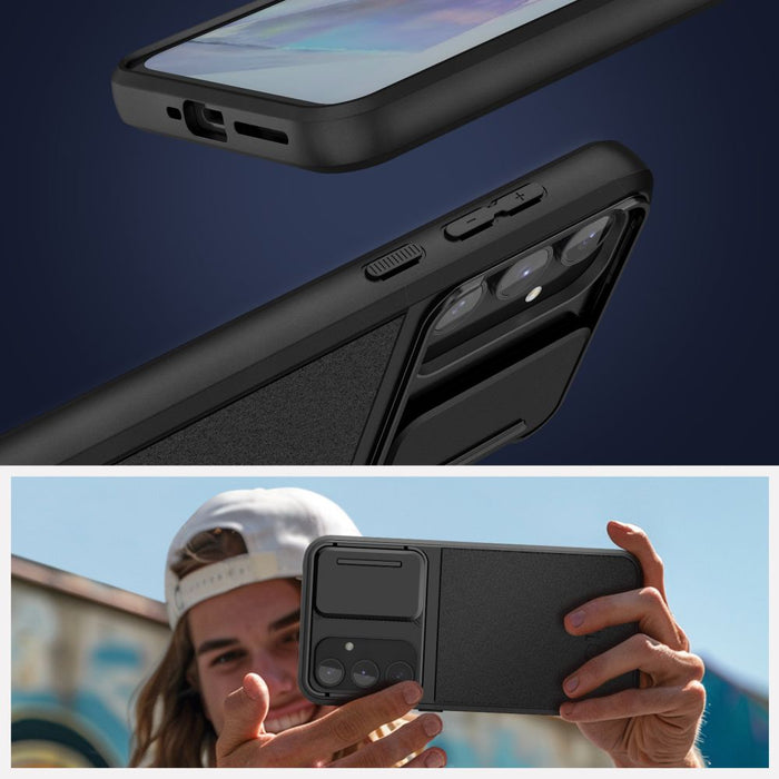 Tech-Protect Velar Cam+ Case for Samsung Galaxy A55 5G - Black