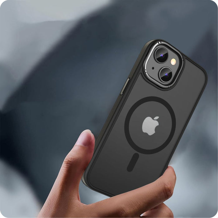 Tech-Protect MagMat 2 MagSafe iPhone 15 Case - Matte Black