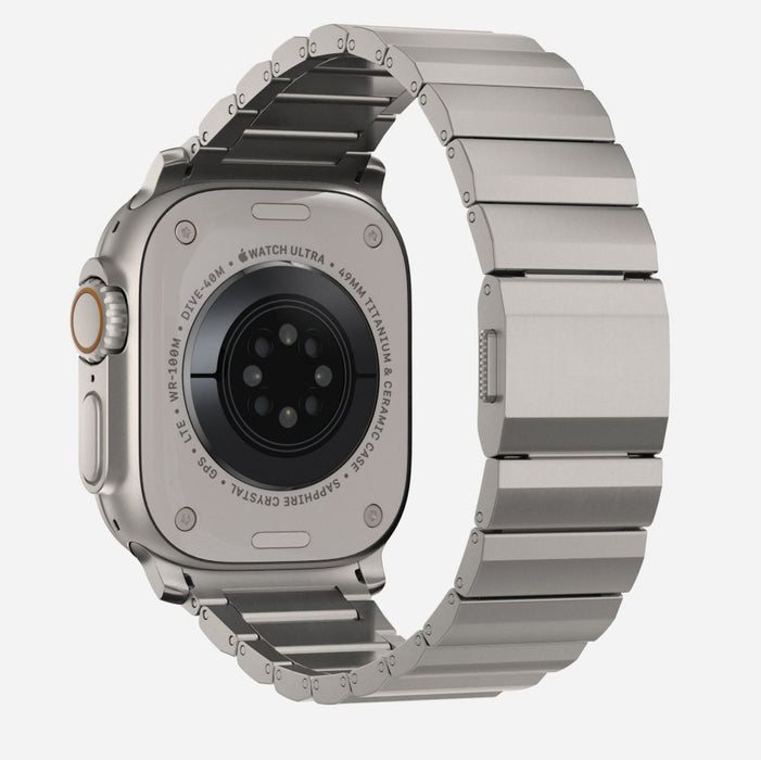 Tech-Protect SteelBand for Apple Watch 4 / 5 / 6 / 7 / 8 / 9 / SE / Ultra 1 / 2 (42/44/45/49 mm) - titanium