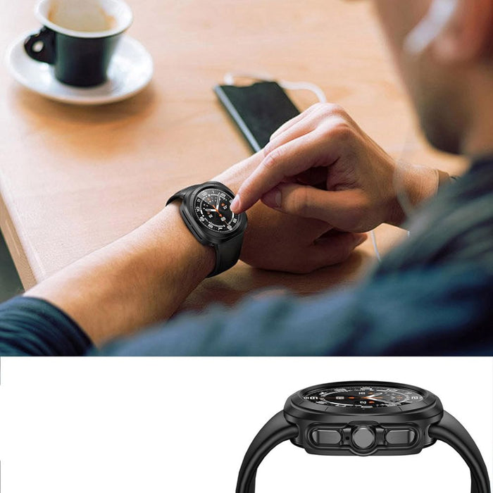 Tech-Protect Defense360 Case for Samsung Galaxy Watch Ultra (47mm) - Black