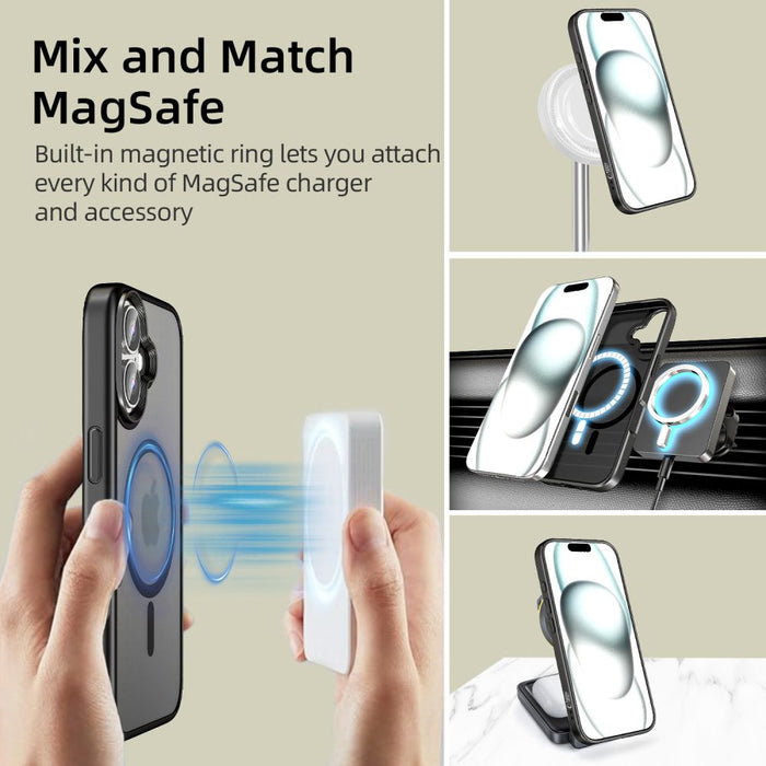 Tech-Protect MagMat MagSafe iPhone 16 Case - Black