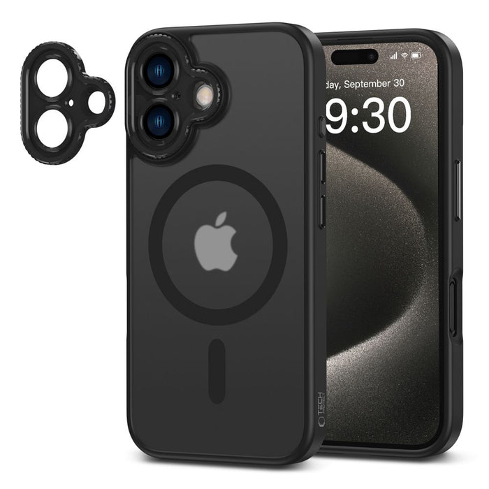 Tech-Protect MagCam MagSafe iPhone 16 Case - Semi-Transparent