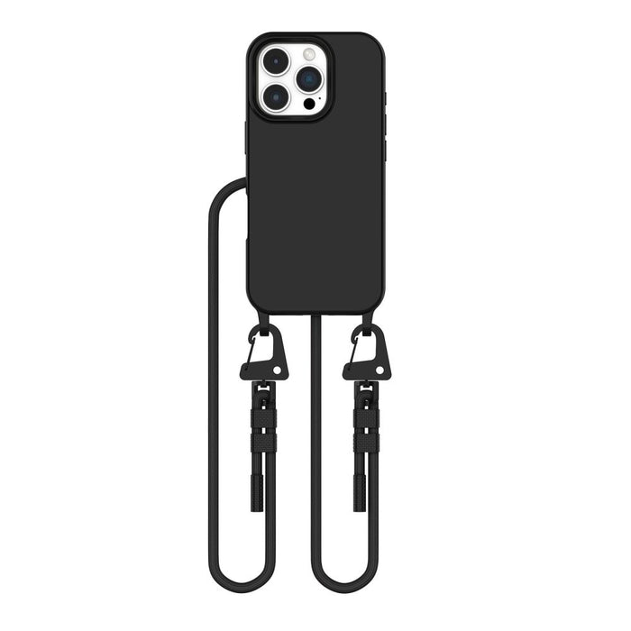 Tech-Protect MagNecklace MagSafe Case with Lanyard for iPhone 16 Pro - Black