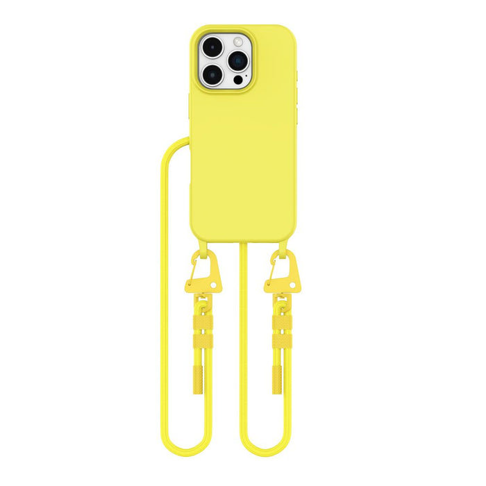 Tech-Protect MagNecklace MagSafe Case with Lanyard for iPhone 16 Pro Max - Yellow