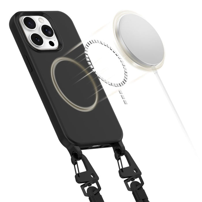 Tech-Protect MagNecklace MagSafe iPhone 15 Pro Case - Black