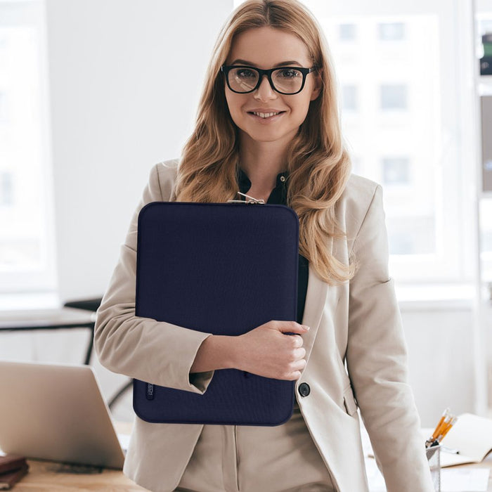 Tech-Protect Sleeve Laptop 13-14 Case - Navy Blue