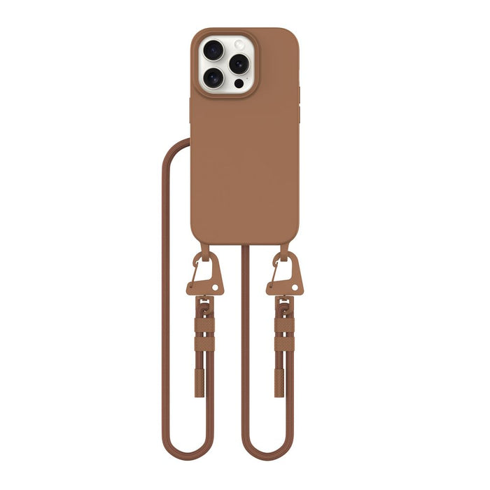 Tech-Protect MagNecklace MagSafe iPhone 15 Pro Case - Brown