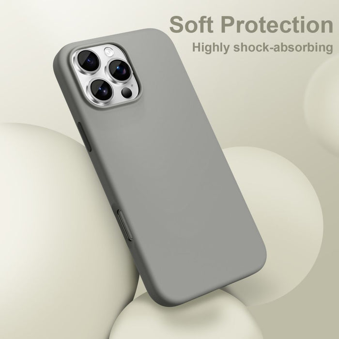 Tech-Protect Silicone MagSafe Case for iPhone 16 Pro Max - Gray