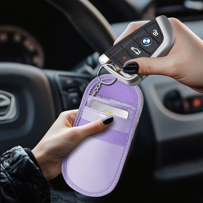 Tech-Protect KLR100 RFID Blocking Car Key Case - Purple