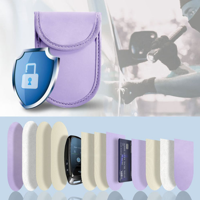 Tech-Protect KLR100 RFID Blocking Car Key Case - Purple