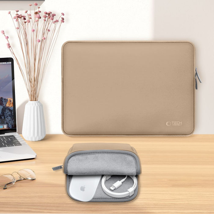 Tech-Protect Neoslim 15-16" Laptop Bag - Beige