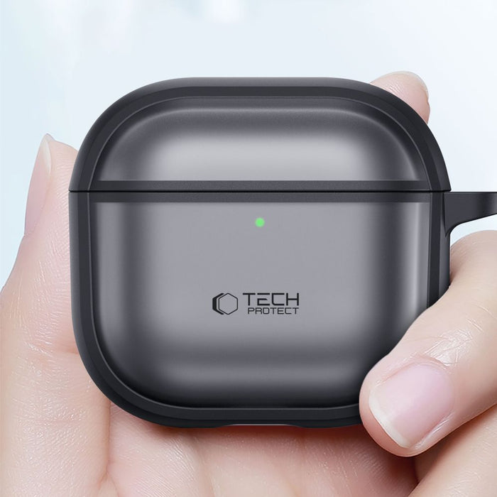 Tech-Protect Slim Hook Case for AirPods 4 - Black