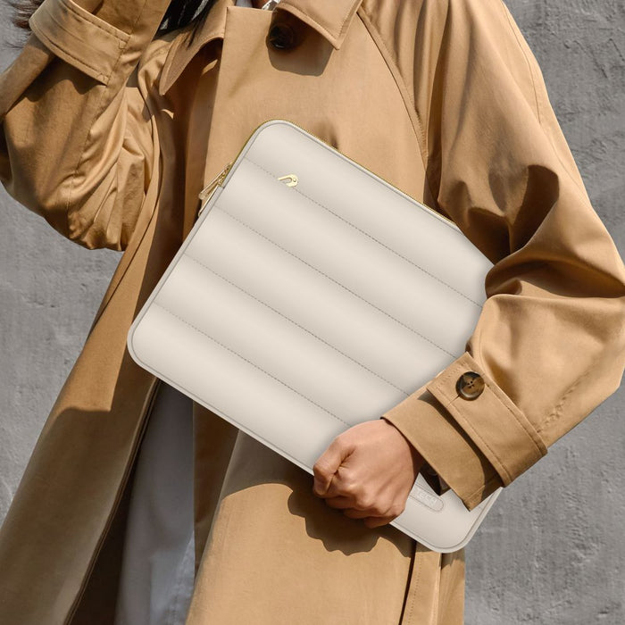 Tech-Protect Puffy 13-14 Laptop Bag - Beige