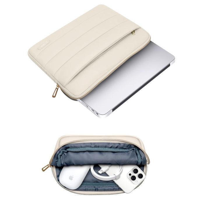 Tech-Protect Puffy 15-16 Laptop Bag - Beige