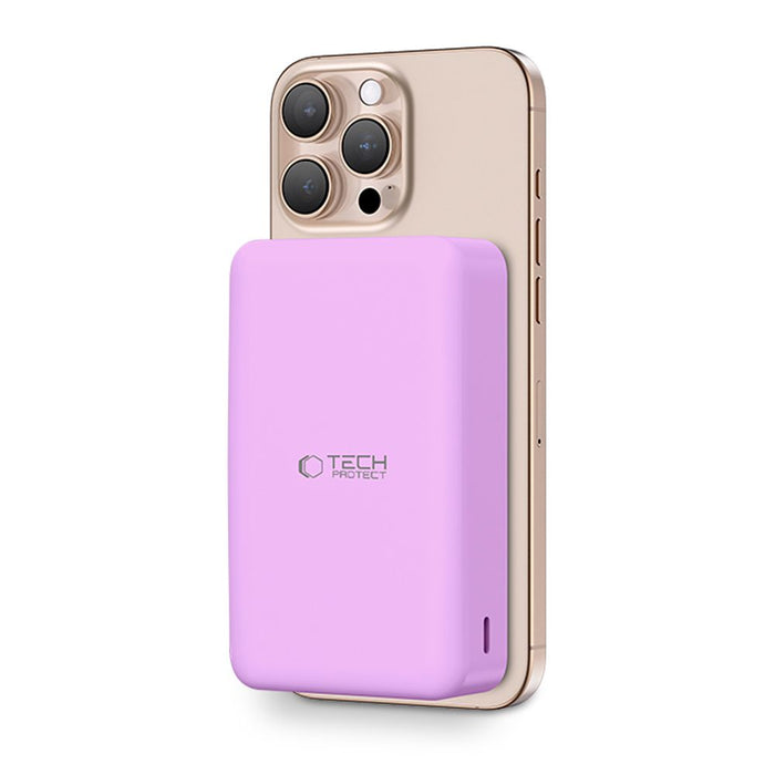 Powerbank Tech-Protect PB12 LifeMag MagSafe 20000MAH - purple