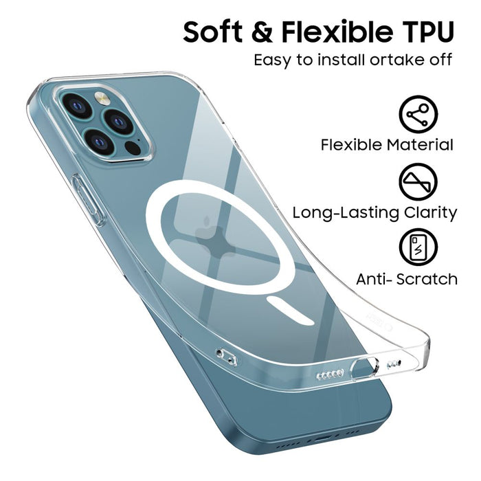 Tech-Protect FlexAir MagSafe Case for iPhone 12 / 12 Pro - Clear