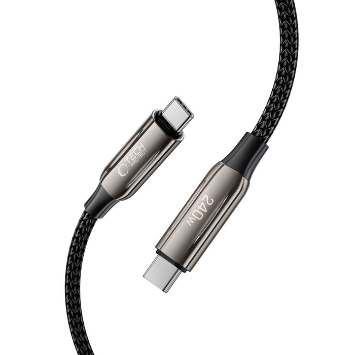 Tech-Protect UB10T Ultraboost USB-C PD240W/QC4.0 Cable 100cm - Black