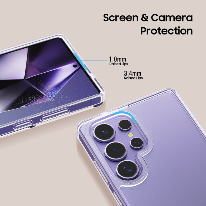 Tech-Protect Flexair Hybrid Case for Samsung Galaxy S25 Ultra - Clear