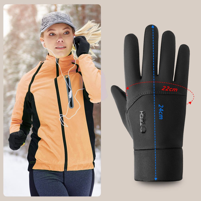 Tech-Protect WG01 Gloves with Touch Tips M - Black
