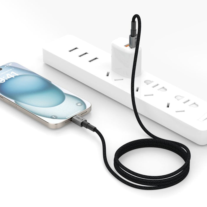 Tech-Protect UltraBoost DNA USB-C PD100W/5A Cable 200cm - Gray