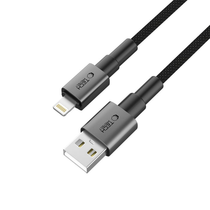 Tech-Protect UltraBoost DNA USB-A / Lightning cable 15W/2.4A 100 cm - gray