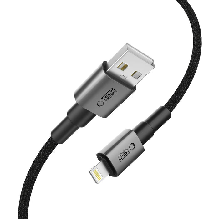 Tech-Protect UltraBoost DNA USB-A / Lightning cable 15W/2.4A 100 cm - gray