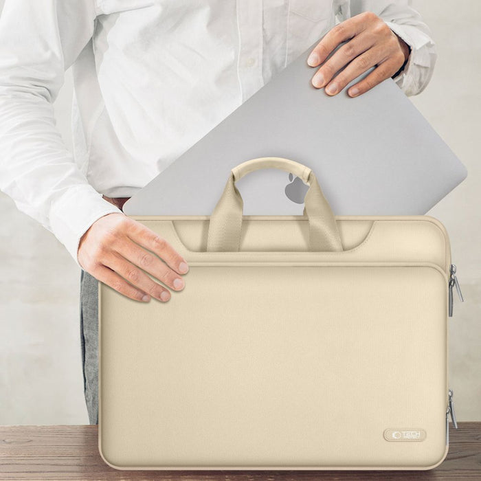 15-16 Tech-Protect Pocket Laptop Bag - Beige