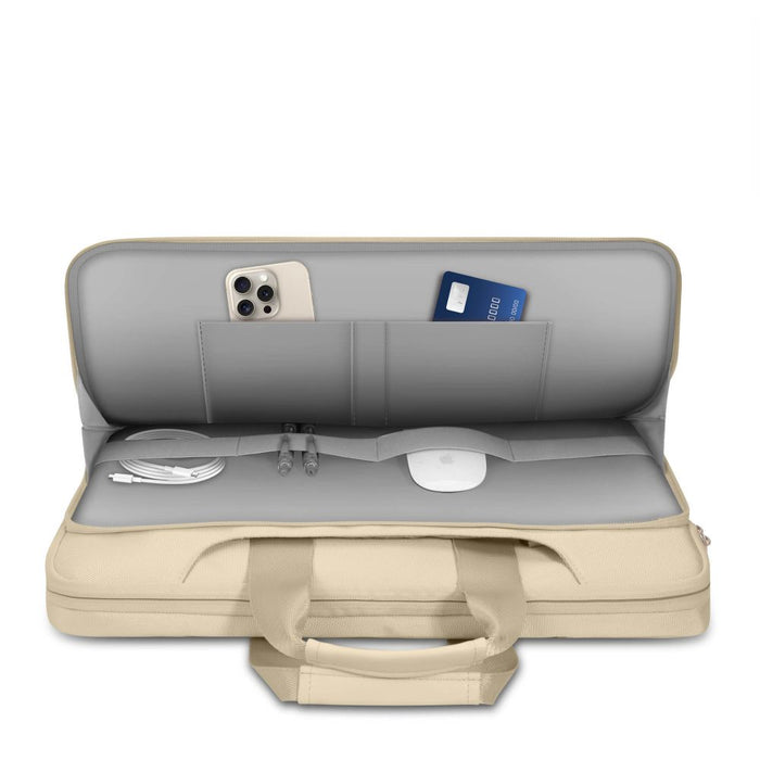 15-16 Tech-Protect Pocket Laptop Bag - Beige
