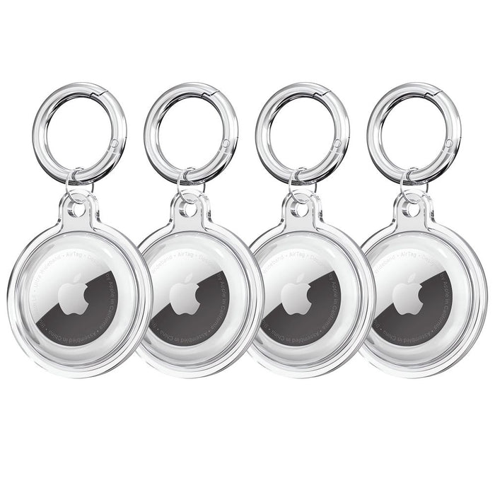 Tech-Protect Icon 4-pack Case for Apple AirTag - Transparent