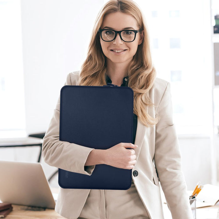 Tech-Protect Neoprene Laptop Case 14" - Navy Blue