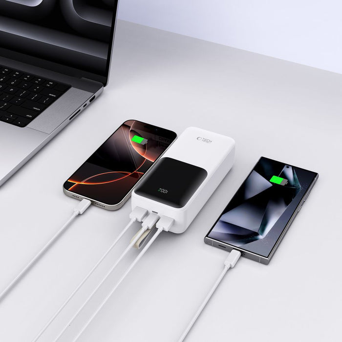 Powerbank Tech-Protect PB03 30000mAh 22.5W - white