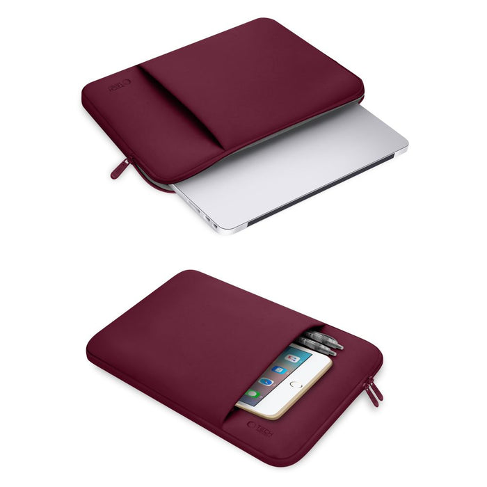 Tech-Protect Neoprene Laptop Case 13" - Burgundy