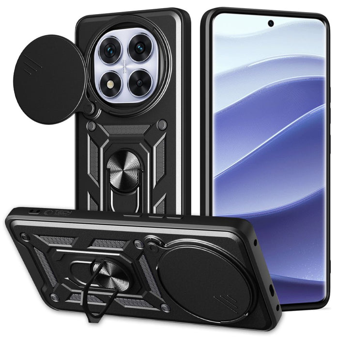 Tech-Protect CamShield Pro Case for Xiaomi Redmi Note 14 Pro+ 5G - Matte Black