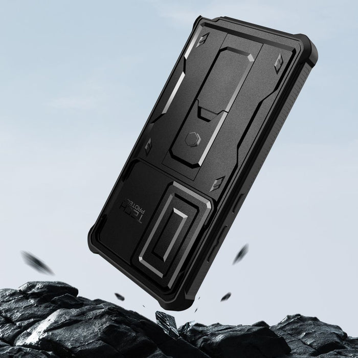 Tech-Protect Kevlar Cam+ Case for Samsung Galaxy S25 Ultra - Black
