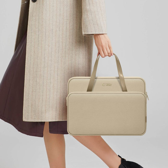 Tech-Protect Carrying Bag for 15-16" Laptop - Beige