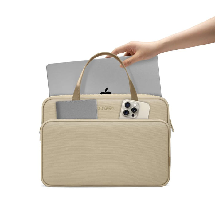 Tech-Protect Carrying Bag for 15-16" Laptop - Beige