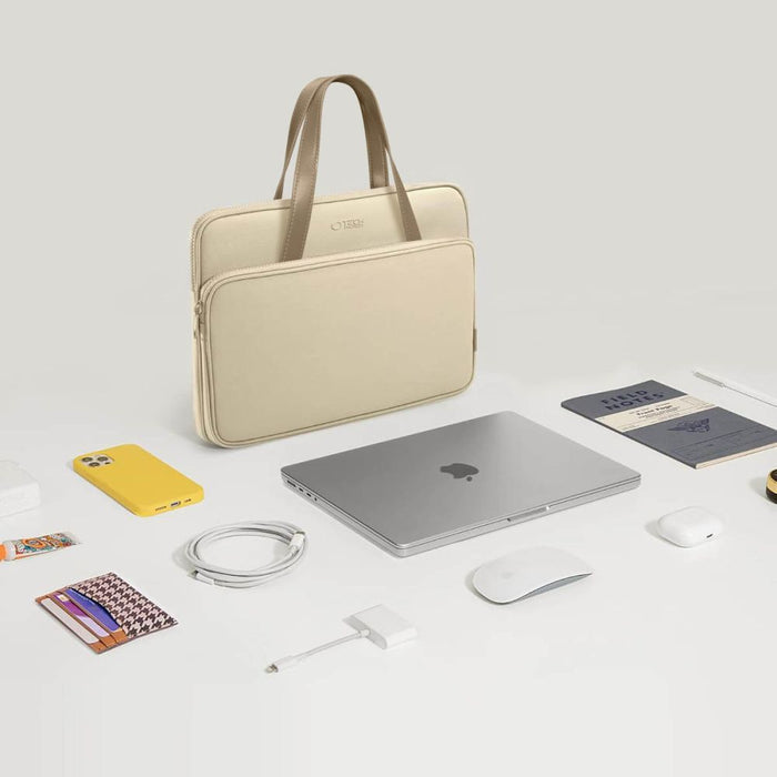 Tech-Protect Carrying Bag for 15-16" Laptop - Beige