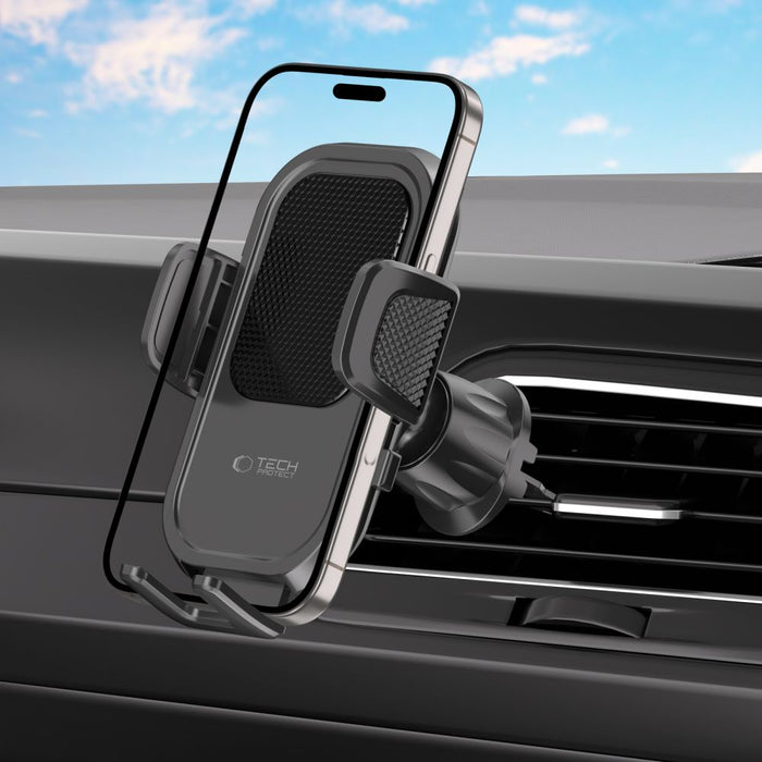 Tech-Protect V8 Car Holder for CD Slot or Air Vent Mount - Black