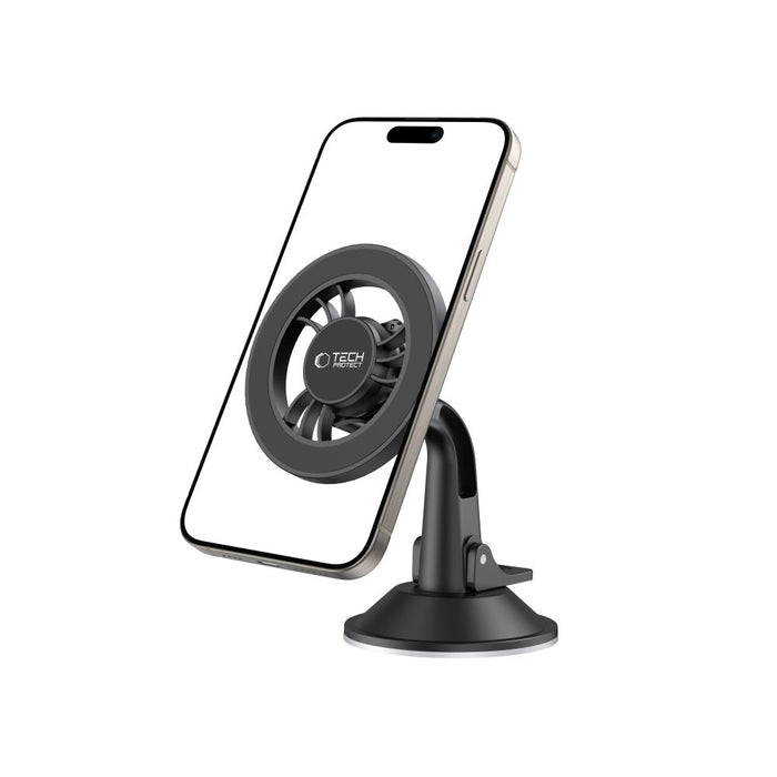 Tech-Protect N56 Magnetic MagSafe Car Holder for Cockpit, Windshield Mount - Black